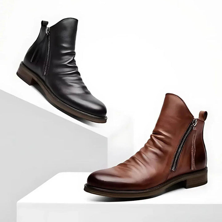 Levoire | Lighter Heeled Shoes With Zipper