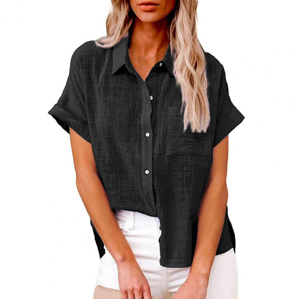 Levoire | Rento Temps libre Blouse d'été Noir