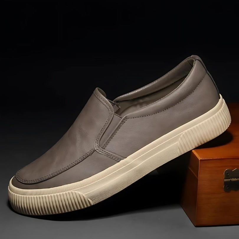 Levoire | Chaussures Slip-on Confortables de Haute Qualité Gris