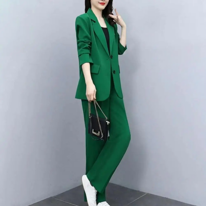 Levoire | Costume Élégant Pour Femmes Vert