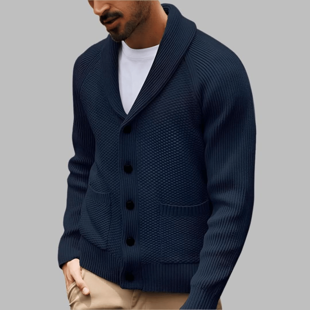 Levoire | Manteau En Laine Avec Col Bleu marine