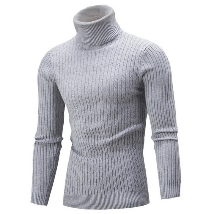 Levoire | Pull à col roulé pour hommes Gris