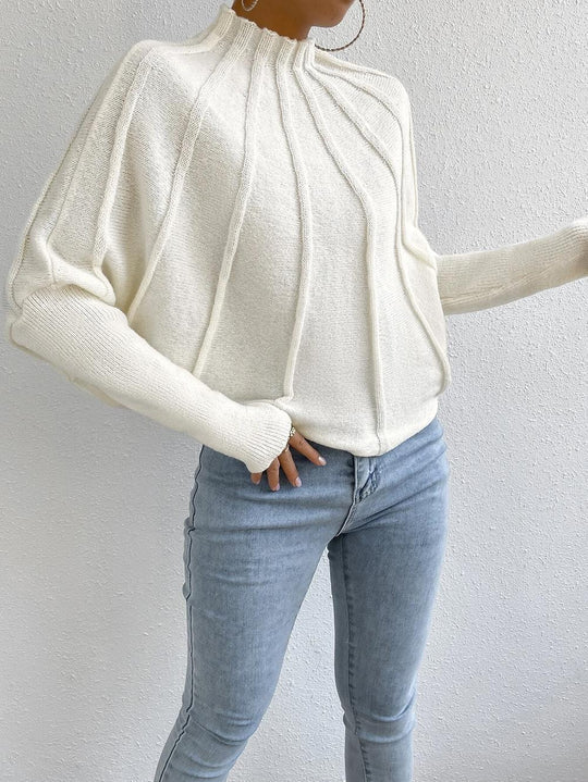 Levoire | Pull En Tricot Chaud Avec Col Montant