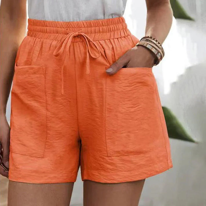Levoire | Shorts Relaxants Avec Poches Orange