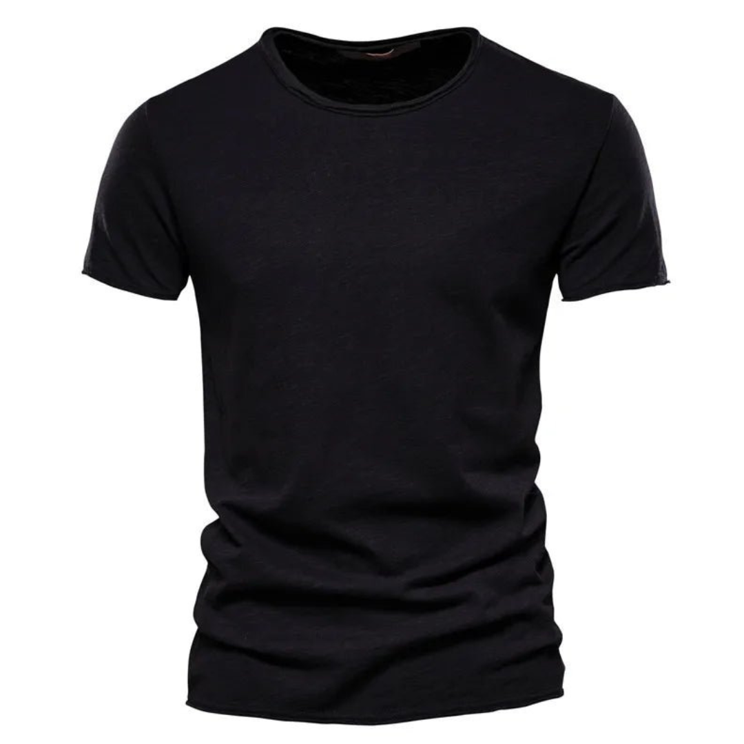 Levoire | T-Shirt Classique Luxeux Noir