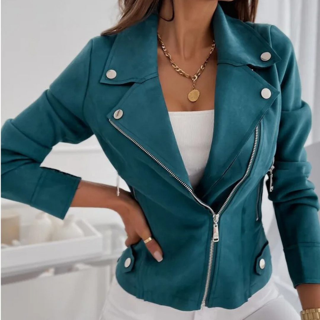 Levoire | Veste Chic De Mode De Rue Décontractée Vert