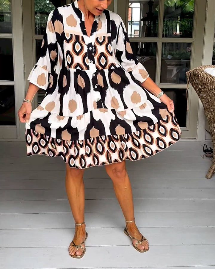 Levoire | Robe imprimée abstraite