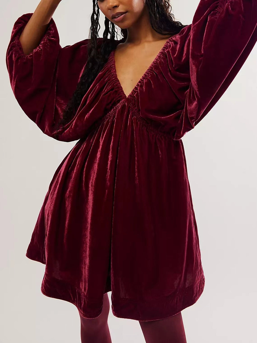 Levoire | Robe Mini En Velours Confortable Rot