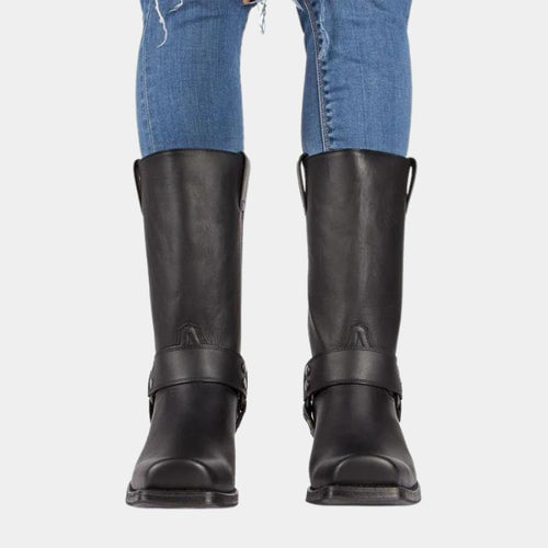 Levoire | Cowboy Original Bottes En Cuir Avec Un Look De Récolte De Raisins