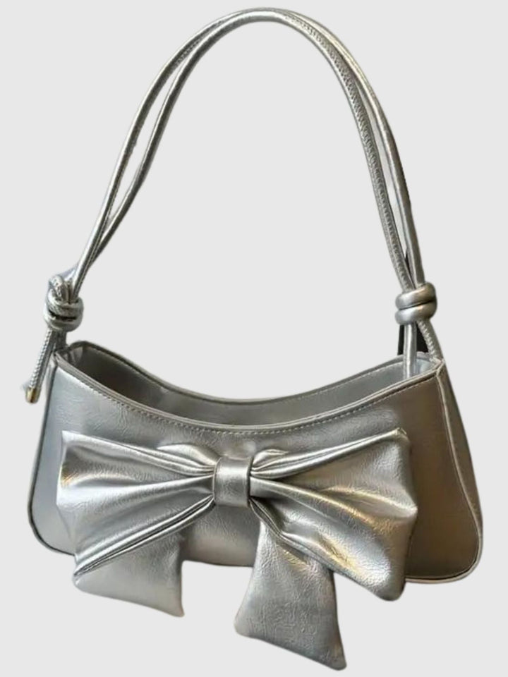 Levoire | Mini Sac À Main Avec Décoration De Papillon Argent