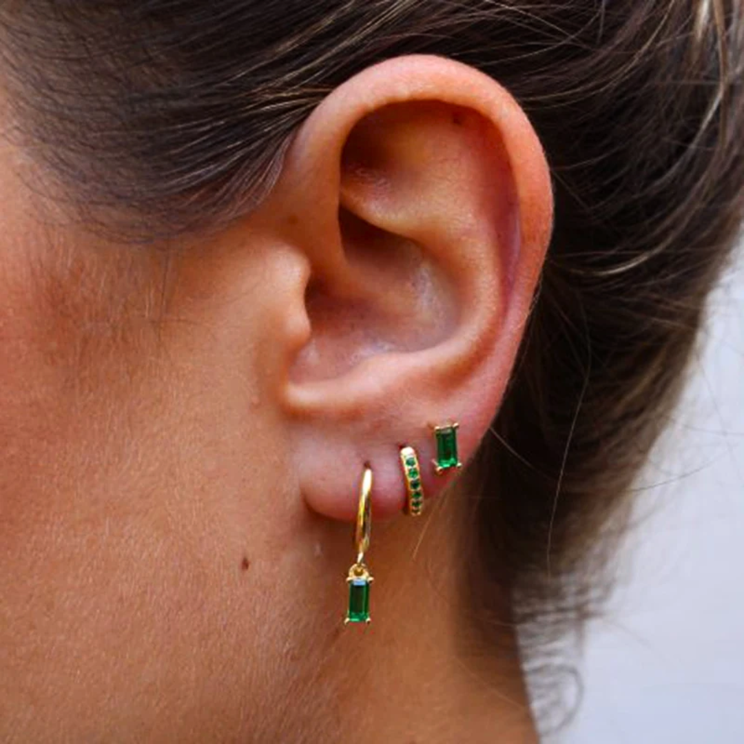 Levoire | Pendentif En Zircon Cristal Série Boucles D'Oreilles