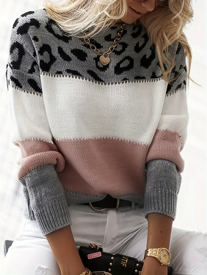Levoire | Pull Avec Imprimé Animaux Sauvages Rosa