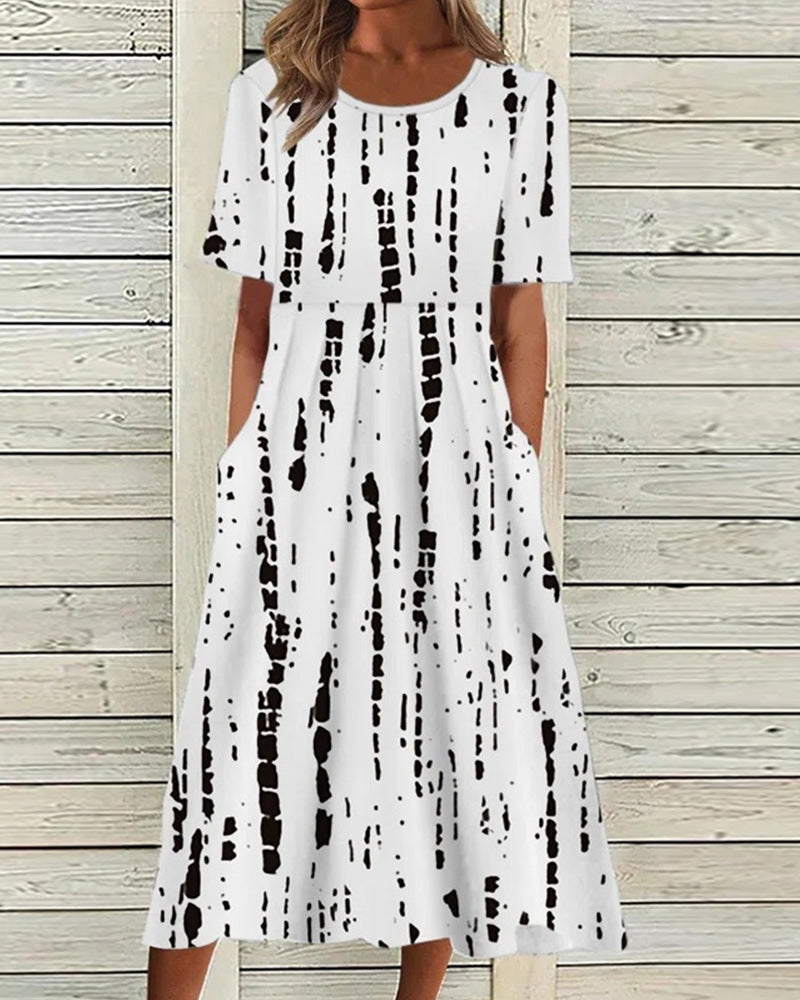 Levoire | Robe À Manches Courtes Noir