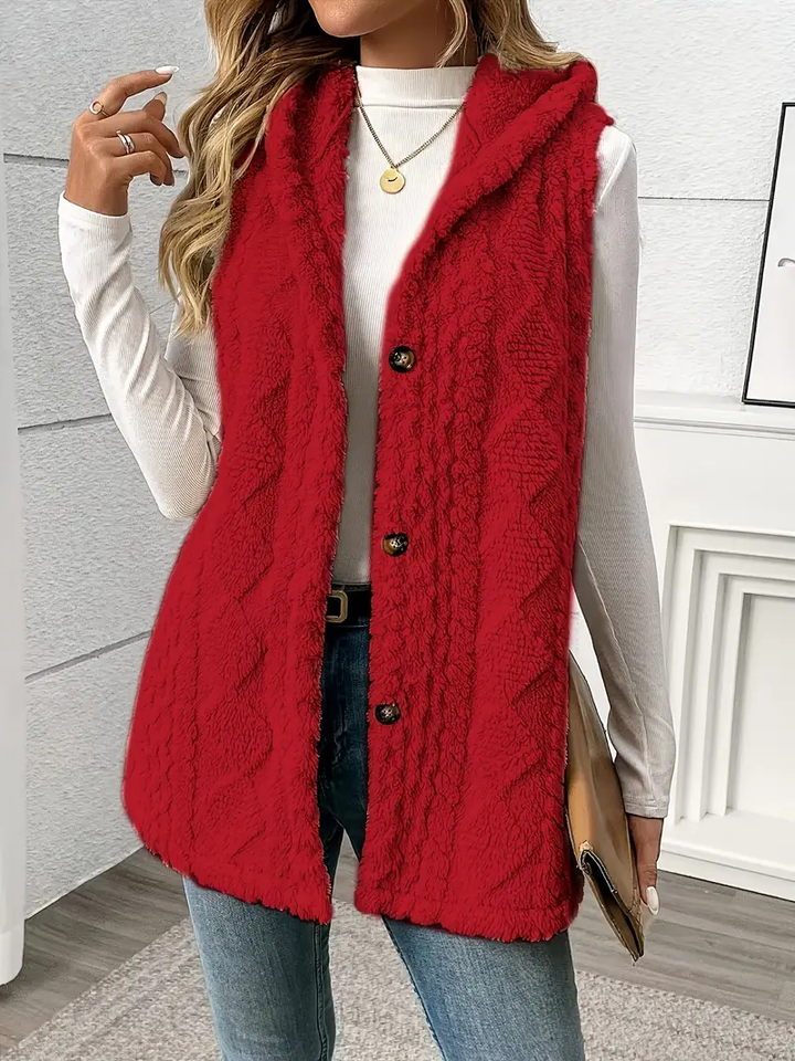 Levoire | Gilet Avec Capuche Et Une Éléganse Distincte
