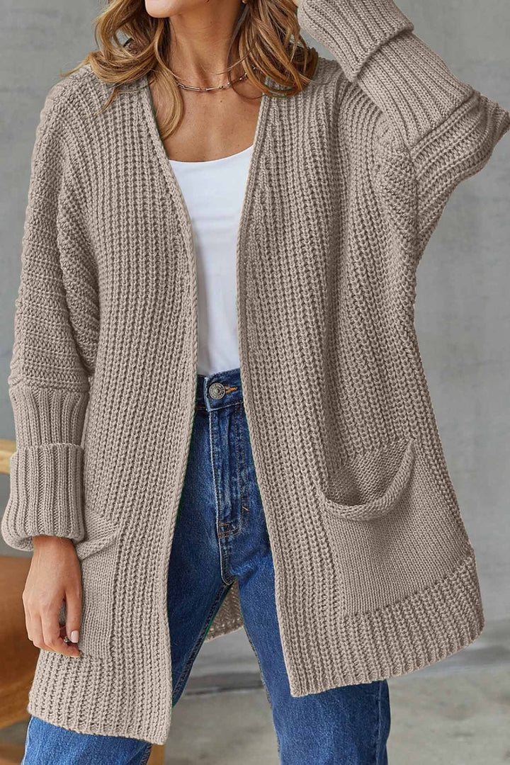 Levoire | Cardigan Confortable Pour Tous Les Jours Idéal Pour Les Femmes Élégantes Kaki