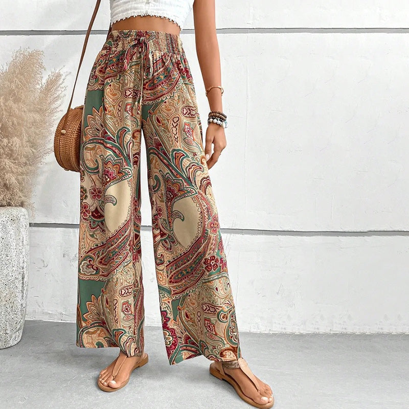 Levoire | Pantalon Avec Imprimé Ethnique Kaki