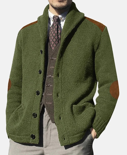 Levoire | Revers Et Poche En Tricot Unique Vert
