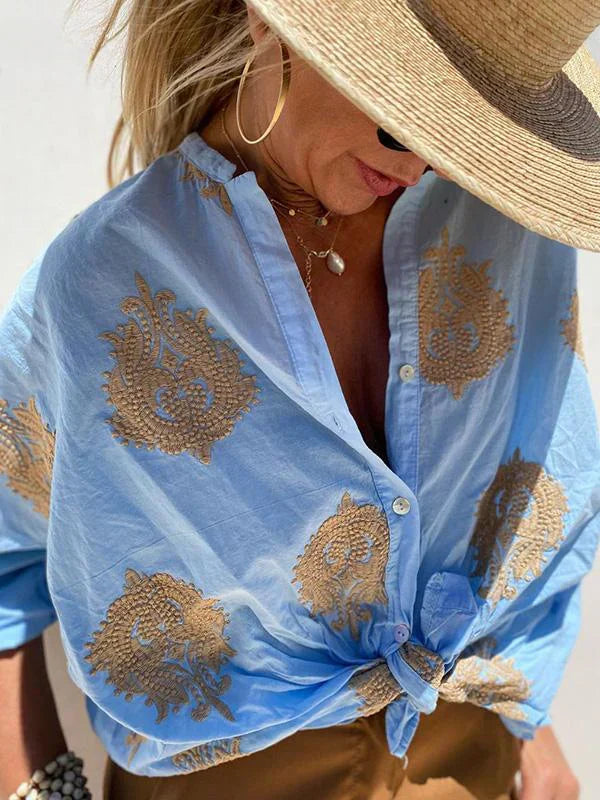 Levoire | Blouse De Loisir Bleu