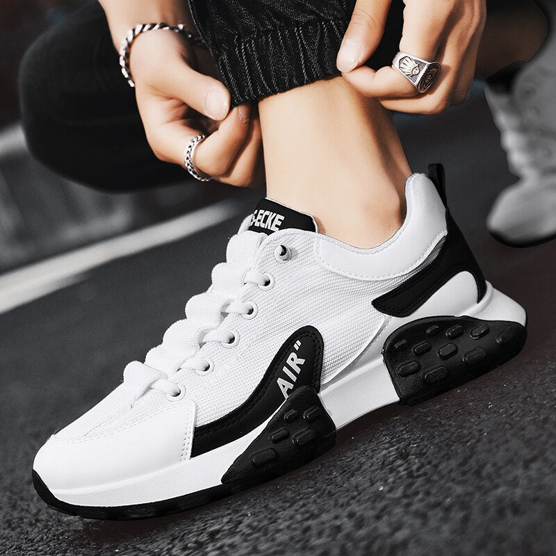 Levoire | Chaussures respirantes de marche Noir Blanc
