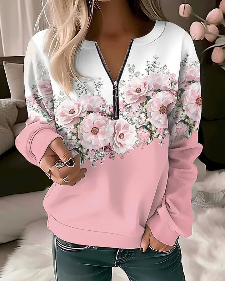 Levoire | Femme pull à motif floral Rosa