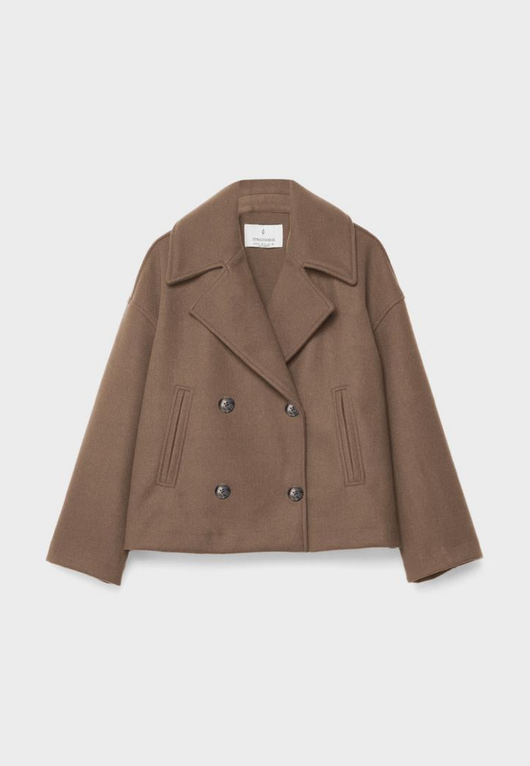 Levoire | Femme Veste courte croisée look tendance Braun