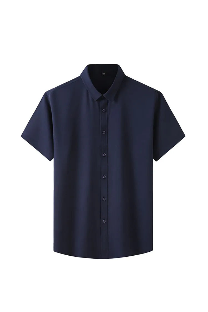 Levoire | Short Sleeve Shirt FR Men FR Summer Bleu foncé