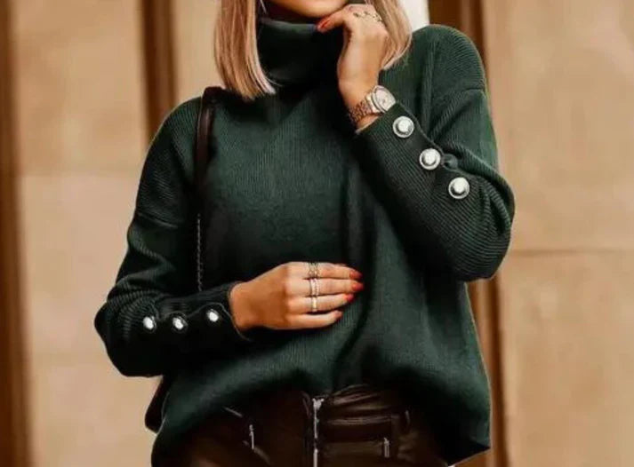 Levoire | PULLOVER TRICOT FEMME Vert foncé