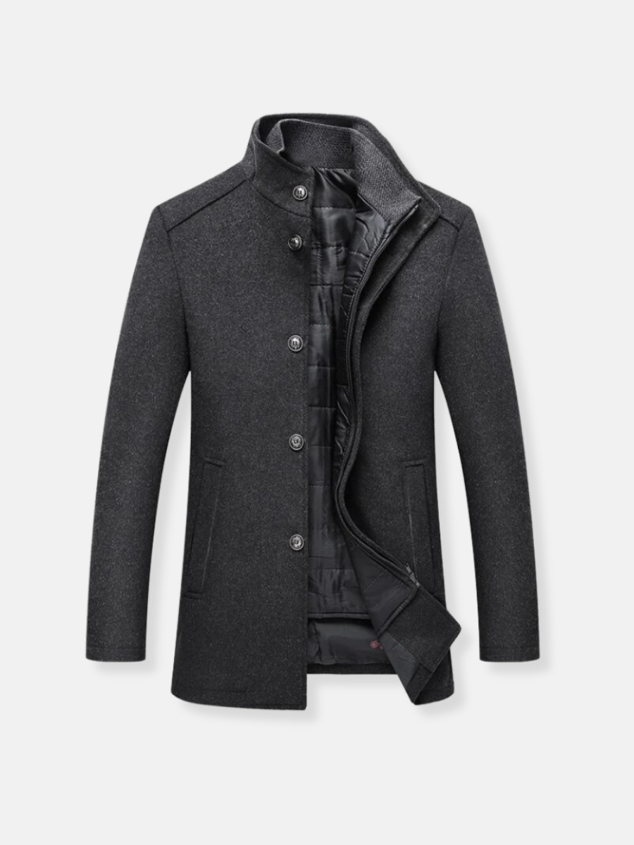 Levoire | Trench-Coat En Laine Pour Hommes
