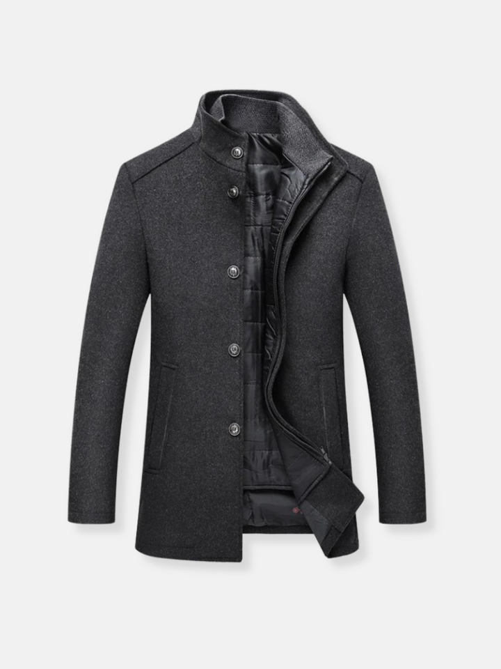 Levoire | Trench-Coat En Laine Pour Hommes