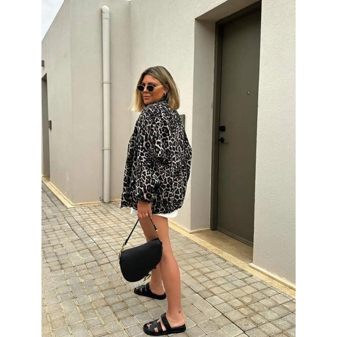 Levoire | Veste Bomber À Motif Léopard