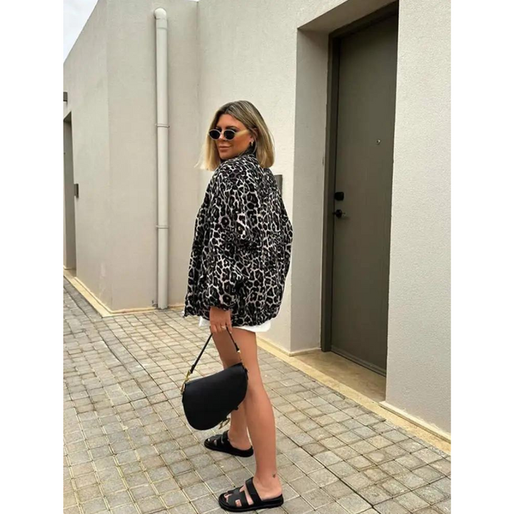 Levoire | Veste Bomber À Motif Léopard