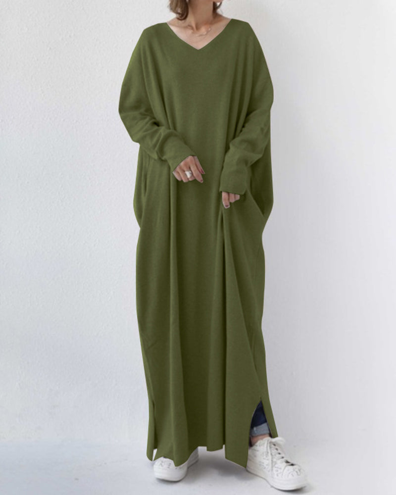 Levoire | Robe Avec Style De Pull Vert