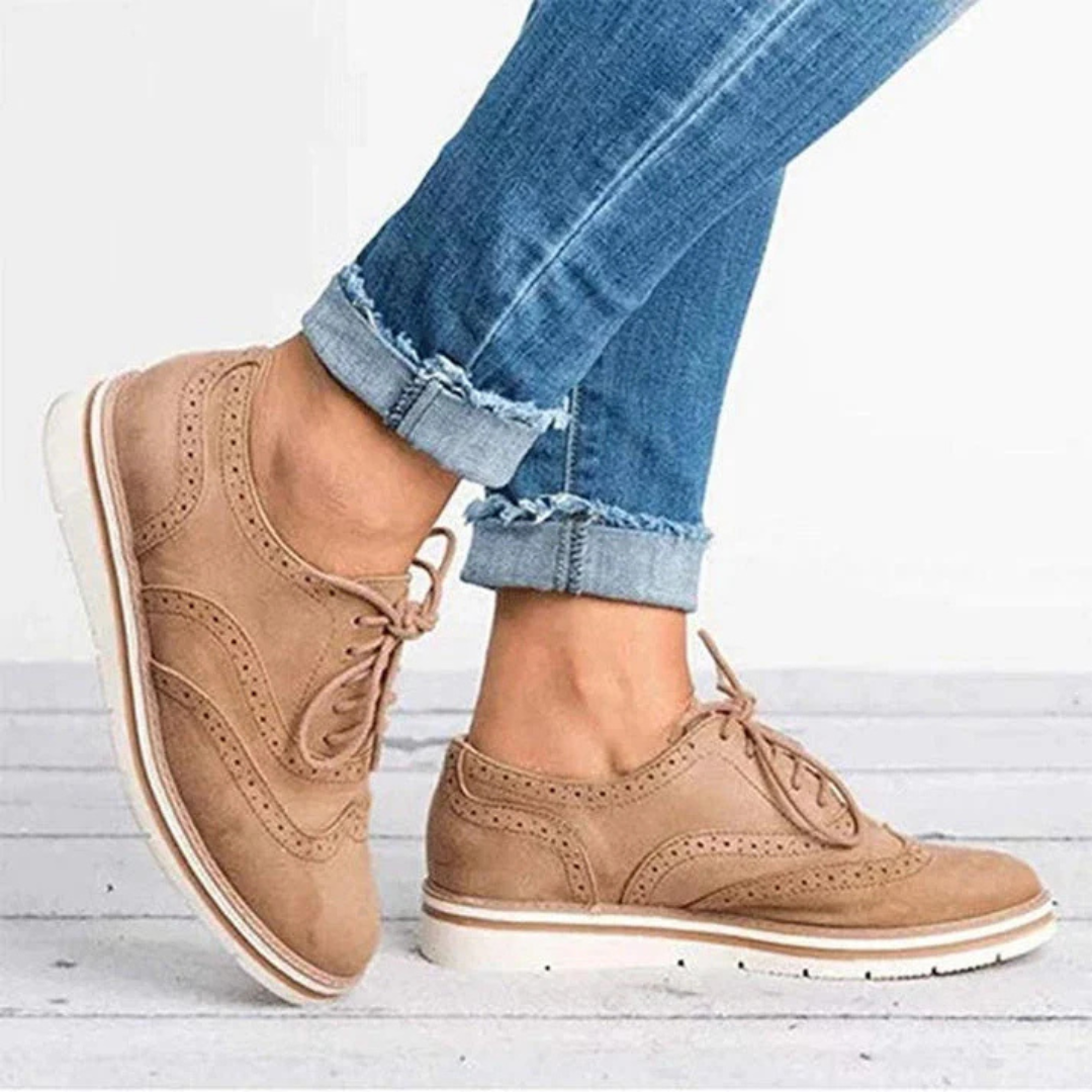 Levoire | Chaussures À Lacets Confortables Pour - Femmes - Classique Khaki