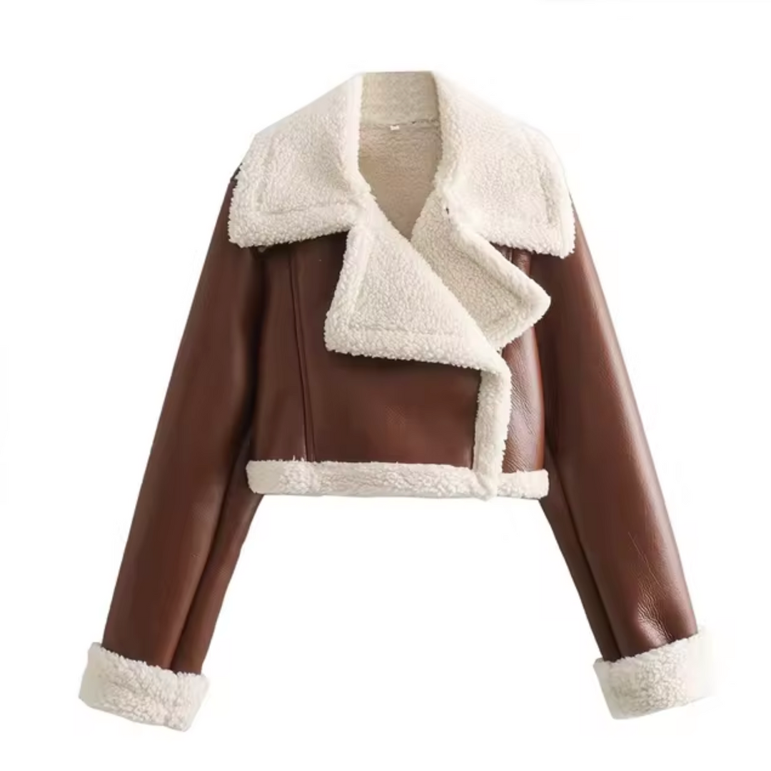 Levoire | Veste Courte En Art Braun