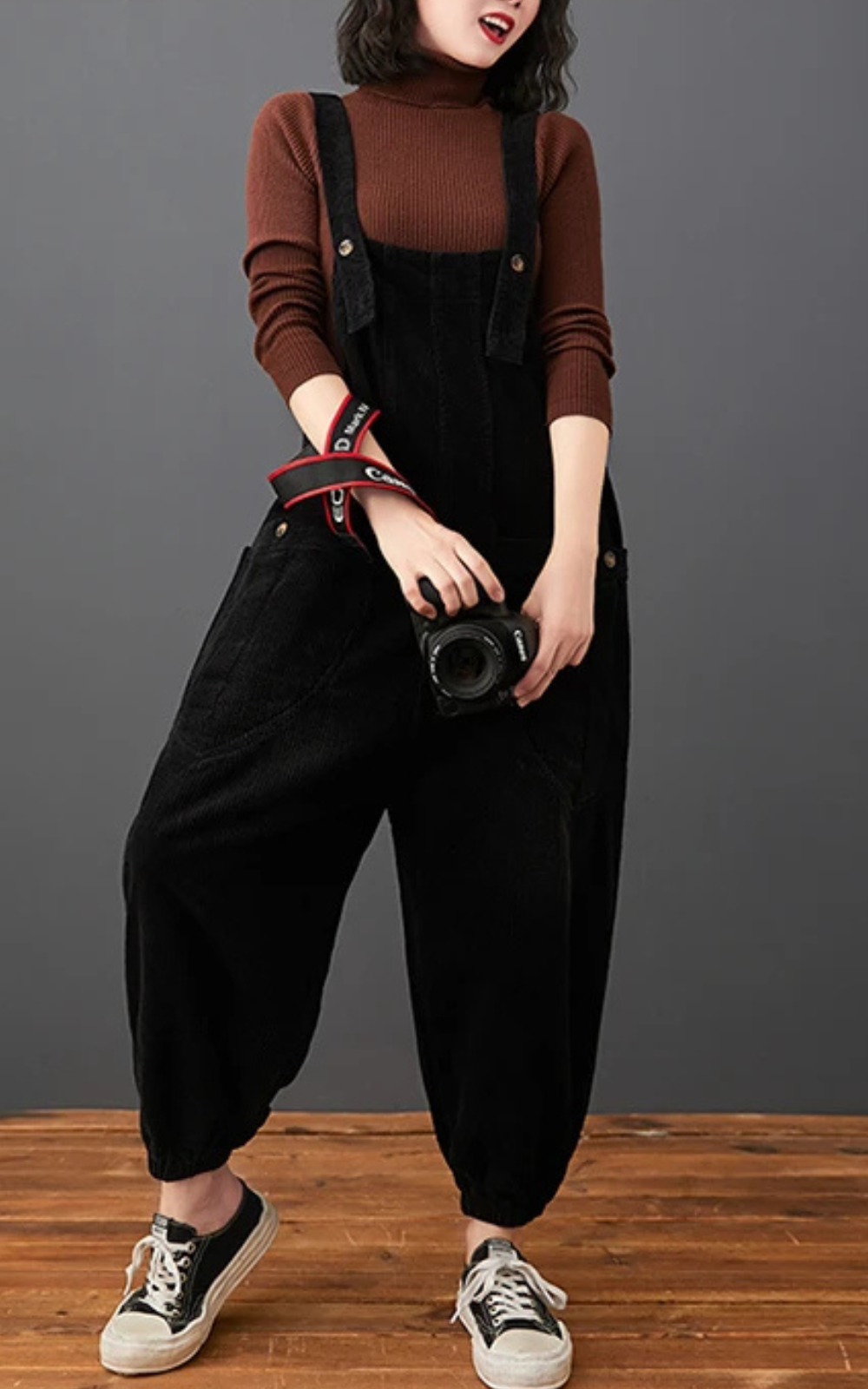 Levoire | Robe Salopette Pour Filles Mode De Loisirs Élégante Et Modernité Noir