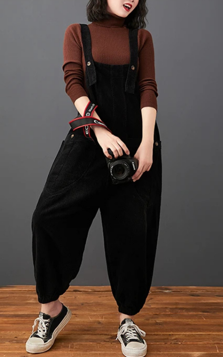 Levoire | Robe Salopette Pour Filles Mode De Loisirs Élégante Et Modernité Noir