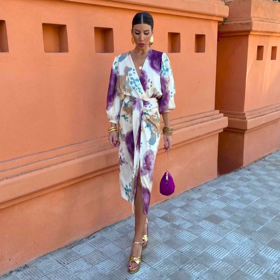 Levoire | Robe Femme Avec Décolleté V Profond Et Look Intemporel