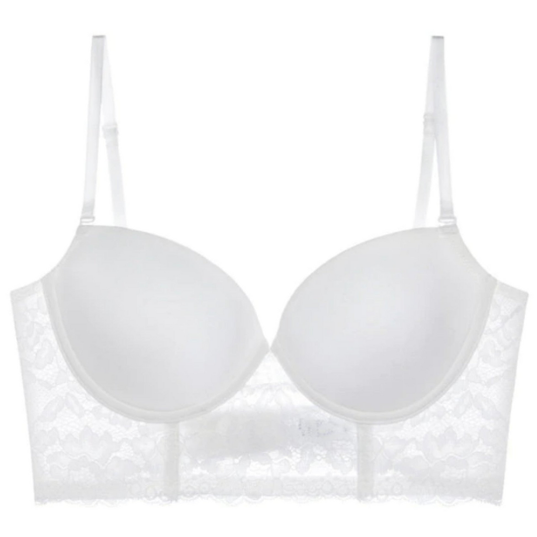 Levoire | Bralette confortable avec armatures pour vêtements à dos ouvert Blanc