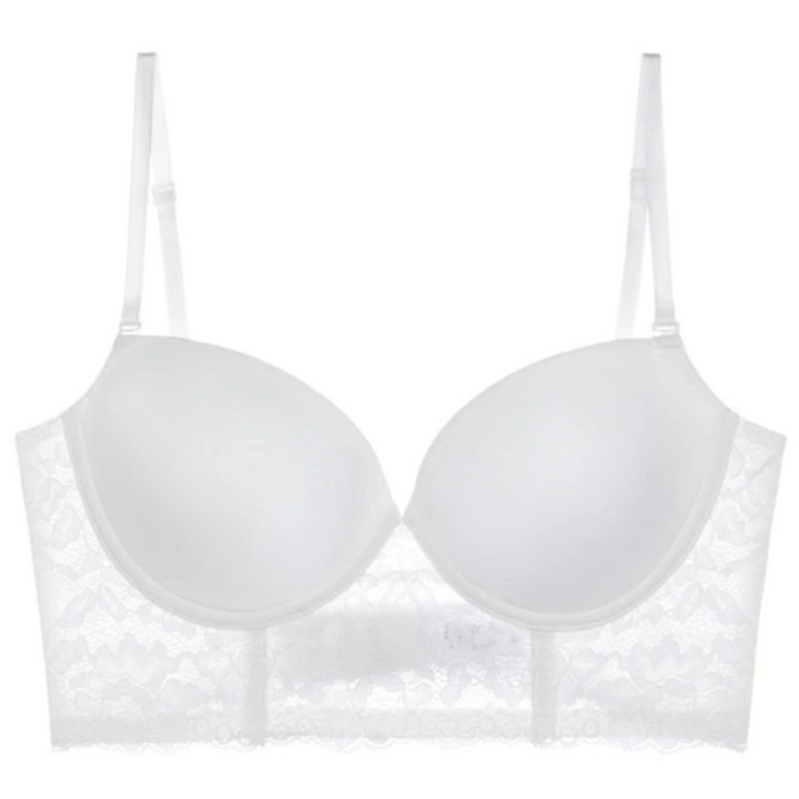 Levoire | Bralette confortable avec armatures pour vêtements à dos ouvert Blanc