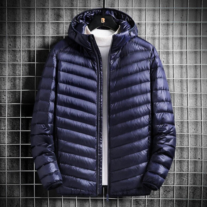 Levoire | Bomber Jacket Hommes Casual Look Marine bleu