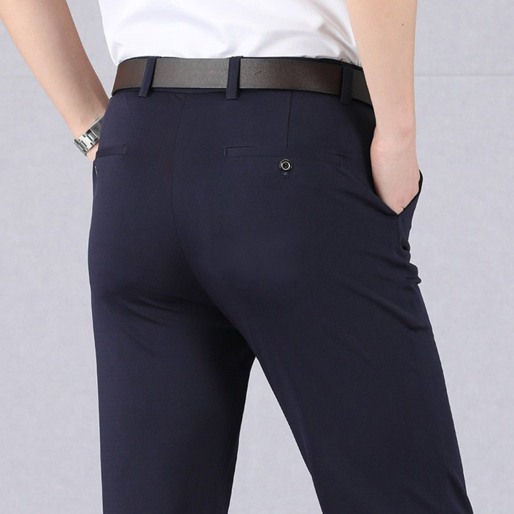 Levoire | Pantalon Confortable Pour Hommes À Coupe Décontractée Bleu