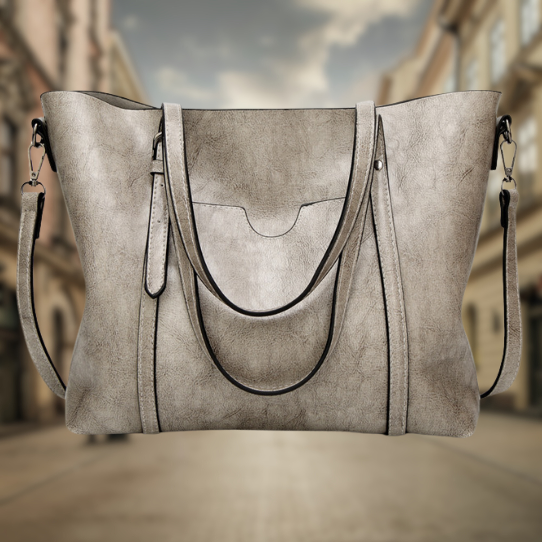 Levoire | Sac élégant en similicuir Gris