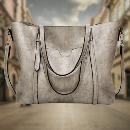 Levoire | Sac élégant en similicuir Gris