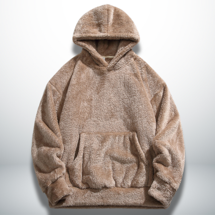 Levoire | Sweatshirt chaud et doux oversize unisexe Cachi