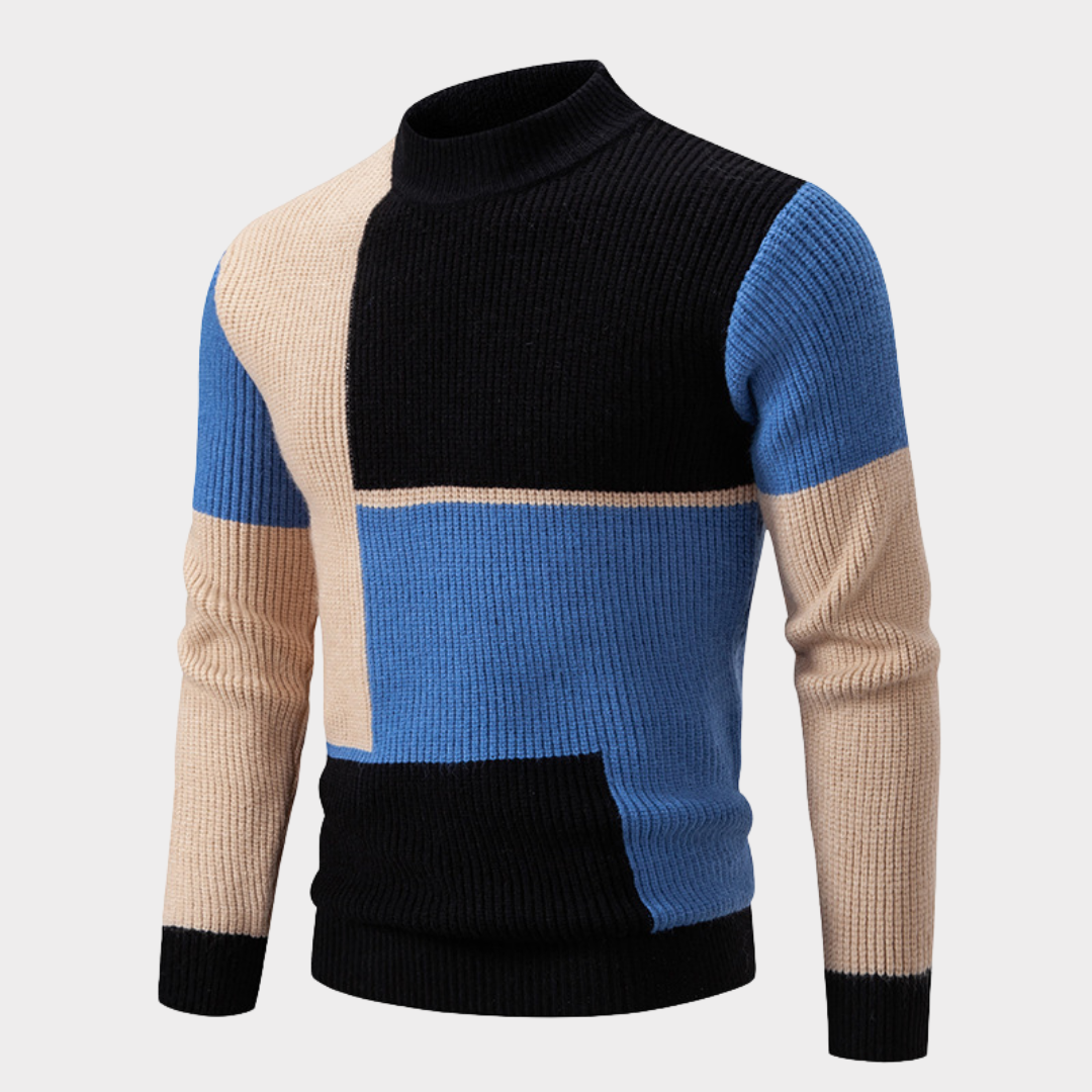 Levoire | Premium Sweatshirt Noir et bleu