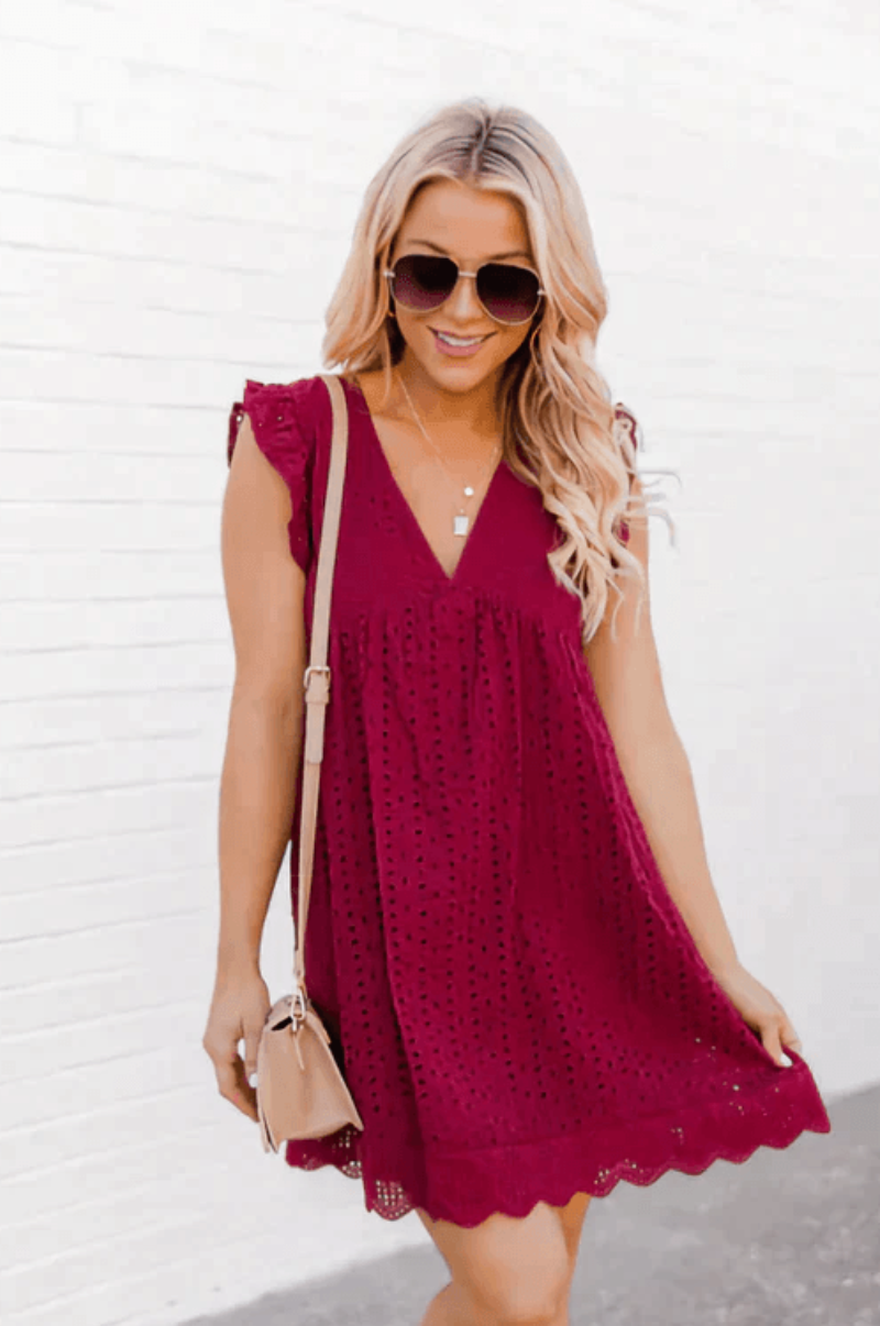 Levoire | Robe d'été pour femmes avec pantalon Robe femme confortable Rot