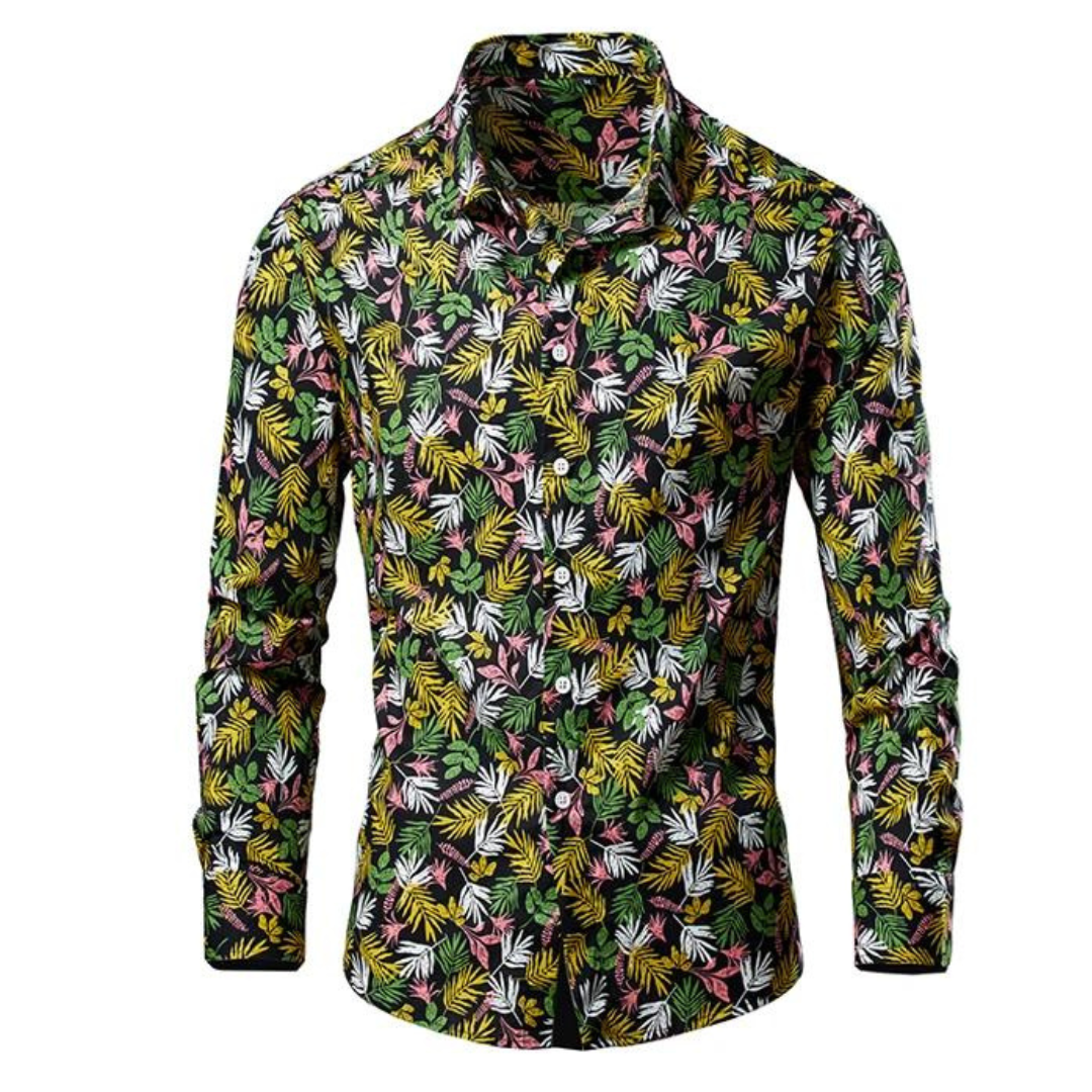 Levoire | Chemise À Fleurs Elegant Hommes