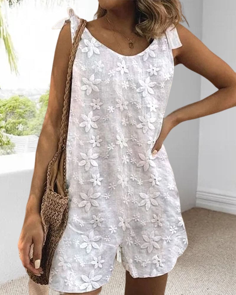 Levoire | Combinaison Décontractée Avec Bande En Dentelle