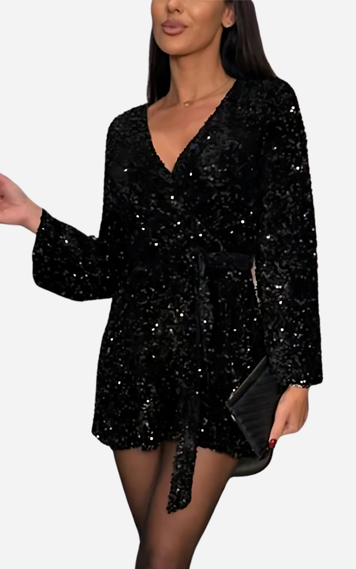 Levoire | Robe Élégante À Paillettes Et Éclat Pour Femmes