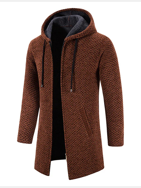 Levoire | Jacke Hommes Chaude Pour Mois Froids Braun